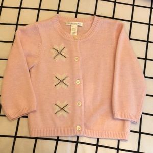 Pottery Barn Kids Argyle Cardigan Sweater